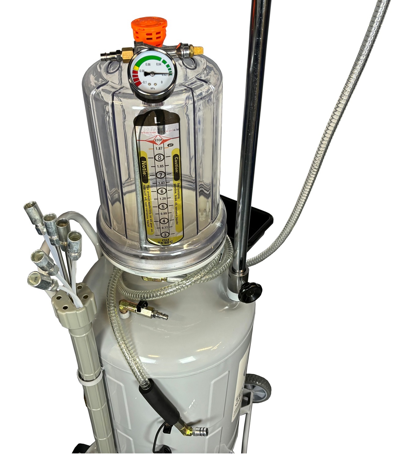 TS-2197 Установка для слива отработанного масла 