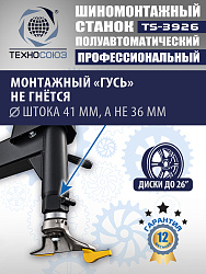 TS-3926 Станок шиномонтажный полуавтомат